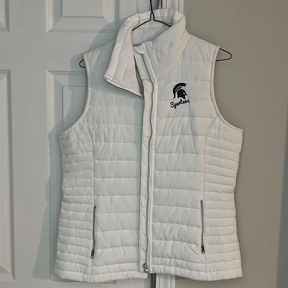 Size medium women’s Michigan State vest.